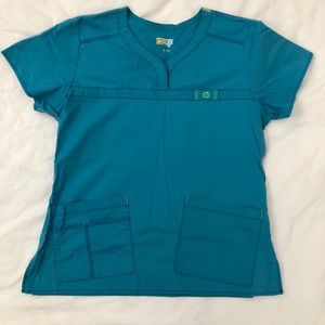 Teal Wonder Wink Scrub Set